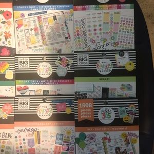 11 Happy planner sticker books!